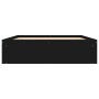 Estructura de cama de matrimonio negra 135x190 cm de vidaXL, Camas y somieres - Ref: Foro24-3203909, Precio: 189,49 €, Descue...
