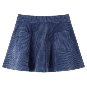 Falda infantil con bolsillos pana azul marino 92 de vidaXL, Pantalones de niños - Ref: Foro24-13884, Precio: 9,97 €, Descuent...