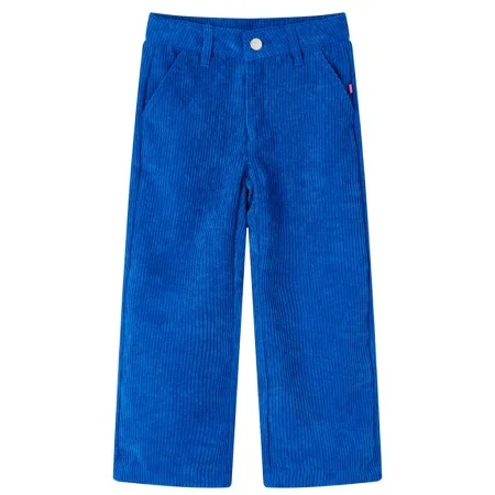Pantalón infantil pana azul cobalto 116 de vidaXL, Pantalones de niños - Ref: Foro24-14421, Precio: 10,94 €, Descuento: %