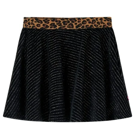 Falda infantil con cinturilla de leopardo negro 128 de vidaXL, Pantalones de niños - Ref: Foro24-14482, Precio: 10,64 €, Desc...