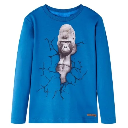 Camiseta infantil de manga larga azul petróleo 92 de vidaXL, Camisetas para niños - Ref: Foro24-13224, Precio: 8,59 €, Descue...