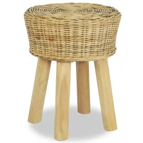 Taburete de bar ratán natural de vidaXL, Taburetes de cocina - Ref: Foro24-244578, Precio: 79,39 €, Descuento: %