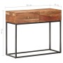 Mesa consola de madera de acacia rugosa 90x35x75 cm en Armarios y almacenamiento | Comprar online en Foru.es