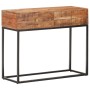 Mesa consola de madera de acacia rugosa 90x35x75 cm en Armarios y almacenamiento | Comprar online en Foru.es
