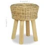 Taburete de bar ratán natural de vidaXL, Taburetes de cocina - Ref: Foro24-244578, Precio: 79,39 €, Descuento: %