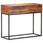 Mesa consola de madera de acacia rugosa 90x35x75 cm en Armarios y almacenamiento | Comprar online en Foru.es