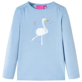 Camiseta infantil de manga larga azul claro 104 de vidaXL, Camisetas para niños - Ref: Foro24-13700, Precio: 8,77 €, Descuent...