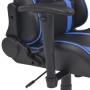 Silla de oficina racing reclinable con reposapiés azul en Sillas de oficina | Comprar online en Foru.es