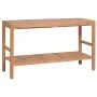 Mueble de lavabo tocador madera de teca maciza 132x45x75 cm de vidaXL, Tocadores de baño - Ref: Foro24-246493, Precio: 247,06...