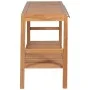 Mueble de lavabo tocador madera de teca maciza 132x45x75 cm de vidaXL, Tocadores de baño - Ref: Foro24-246493, Precio: 247,06...