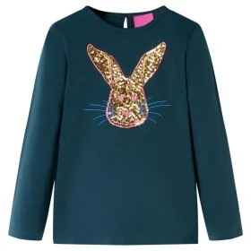 Camiseta infantil de manga larga verde oscuro 116 de vidaXL, Camisetas para niños - Ref: Foro24-13976, Precio: 9,12 €, Descue...
