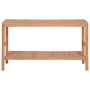 Mueble de lavabo tocador madera de teca maciza 132x45x75 cm de vidaXL, Tocadores de baño - Ref: Foro24-246493, Precio: 242,44...