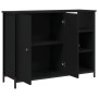 Aparador de madera de ingeniería negro 100x33x75 cm de vidaXL, Aparadores - Ref: Foro24-835549, Precio: 79,16 €, Descuento: %