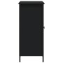 Aparador de madera de ingeniería negro 100x33x75 cm de vidaXL, Aparadores - Ref: Foro24-835549, Precio: 79,16 €, Descuento: %