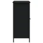Black engineered wood sideboard 100x33x75 cm by vidaXL, Sideboards - Ref: Foro24-835549, Price: 78,31 €, Discount: %