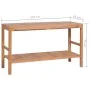 Mueble de lavabo tocador madera de teca maciza 132x45x75 cm de vidaXL, Tocadores de baño - Ref: Foro24-246493, Precio: 247,06...