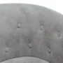 Sillón de terciopelo gris claro de vidaXL, Sillones - Ref: Foro24-356469, Precio: 148,31 €, Descuento: %