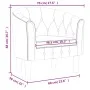 Sillón de terciopelo gris claro de vidaXL, Sillones - Ref: Foro24-356469, Precio: 148,31 €, Descuento: %
