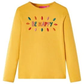 Camiseta infantil de manga larga ocre oscuro 116 de vidaXL, Camisetas para niños - Ref: Foro24-13721, Precio: 8,45 €, Descuen...
