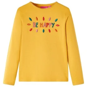 Camiseta infantil de manga larga ocre oscuro 140 de vidaXL, Camisetas para niños - Ref: Foro24-13723, Precio: 8,45 €, Descuen...