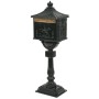 Buzón de pedestal de aluminio estilo vintage inoxidable verde de vidaXL, Buzones de correo - Ref: Foro24-43893, Precio: 390,9...