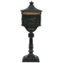 Buzón de pedestal de aluminio estilo vintage inoxidable verde de vidaXL, Buzones de correo - Ref: Foro24-43893, Precio: 390,9...