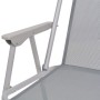 Juego de comedor de jardín 6 piezas acero y textilene gris de vidaXL, Conjuntos de jardín - Ref: Foro24-43785, Precio: 193,01...