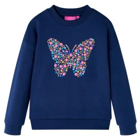 Sudadera infantil azul marino 116 de vidaXL, Camisetas para niños - Ref: Foro24-14061, Precio: 12,37 €, Descuento: %