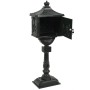 Buzón de pedestal de aluminio estilo vintage inoxidable verde de vidaXL, Buzones de correo - Ref: Foro24-43893, Precio: 390,9...