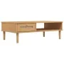 Mesa de centro SENJA aspecto ratán madera marrón 100x55x33 cm de vidaXL, Mesas de centro - Ref: Foro24-358046, Precio: 75,26 ...