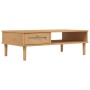 Mesa de centro SENJA aspecto ratán madera marrón 100x55x33 cm de vidaXL, Mesas de centro - Ref: Foro24-358046, Precio: 75,73 ...