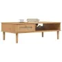 Mesa de centro SENJA aspecto ratán madera marrón 100x55x33 cm de vidaXL, Mesas de centro - Ref: Foro24-358046, Precio: 75,26 ...
