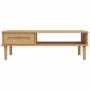 Mesa de centro SENJA aspecto ratán madera marrón 100x55x33 cm de vidaXL, Mesas de centro - Ref: Foro24-358046, Precio: 75,26 ...