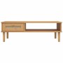 Mesa de centro SENJA aspecto ratán madera marrón 100x55x33 cm de vidaXL, Mesas de centro - Ref: Foro24-358046, Precio: 75,73 ...