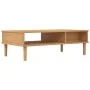 Mesa de centro SENJA aspecto ratán madera marrón 100x55x33 cm de vidaXL, Mesas de centro - Ref: Foro24-358046, Precio: 75,26 ...