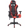Silla de escritorio reclinable Racing de cuero artificial roja en Sillas de oficina | Comprar online en Foru.es