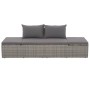 Cama de jardín 195x60 cm ratán sintético gris de vidaXL, Camas para exteriores - Ref: Foro24-43955, Precio: 238,02 €, Descuen...