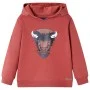 Sudadera infantil con capucha rojo tostado 128 de vidaXL, Camisetas para niños - Ref: Foro24-13012, Precio: 13,16 €, Descuent...