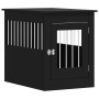 Jaula para perros madera de ingeniería negro 55x80x68 cm de vidaXL, Casetas para perros - Ref: Foro24-838324, Precio: 86,10 €...