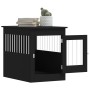 Jaula para perros madera de ingeniería negro 55x80x68 cm de vidaXL, Casetas para perros - Ref: Foro24-838324, Precio: 86,10 €...