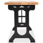 Mesa de comedor superficie madera maciza de abeto 122x65x82 cm de vidaXL, Mesas de cocina y de comedor - Ref: Foro24-245462, ...