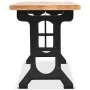 Mesa de comedor superficie madera maciza de abeto 122x65x82 cm de vidaXL, Mesas de cocina y de comedor - Ref: Foro24-245462, ...