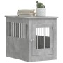 Jaula para perros madera ingeniería gris hormigón 55x80x68 cm de vidaXL, Casetas para perros - Ref: Foro24-838326, Precio: 89...