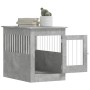 Jaula para perros madera ingeniería gris hormigón 55x80x68 cm de vidaXL, Casetas para perros - Ref: Foro24-838326, Precio: 89...