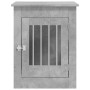 Jaula para perros madera ingeniería gris hormigón 55x80x68 cm de vidaXL, Casetas para perros - Ref: Foro24-838326, Precio: 89...
