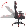 Silla de escritorio reclinable Racing de cuero artificial roja en Sillas de oficina | Comprar online en Foru.es