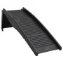 Folding ramp for dogs black plastic 153x40x12.5 cm by vidaXL, Pet Steps and Ramps - Ref: Foro24-152231, Price: 63,49 €, Disco...