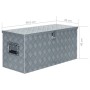 Caja de aluminio 90,5x35x40 cm plateada de vidaXL, Cajas de herramientas - Ref: Foro24-142940, Precio: 201,17 €, Descuento: %