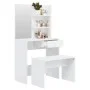 Glossy white vanity set 74.5x40x141 cm by vidaXL, Bedroom Dressers - Ref: Foro24-3114143, Price: 108,08 €, Discount: %
