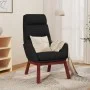 Sillón de relax de tela negro de vidaXL, Sillones - Ref: Foro24-341165, Precio: 125,49 €, Descuento: %